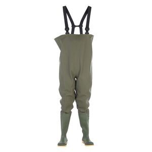 Dikamar Administrator Chest Wader / Mens Boots / Plain Rubber Wellingtons / Gree
